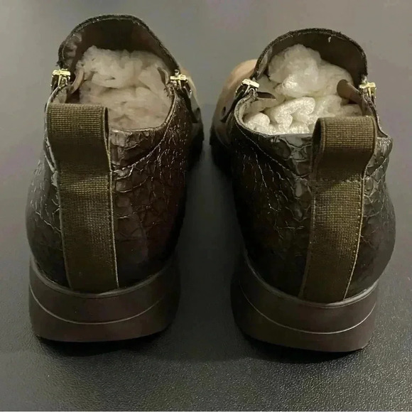 Munro Kit Loafers Neutral Brown Leather Comfort Casual Classic 10 Wide - Picture 6 of 11